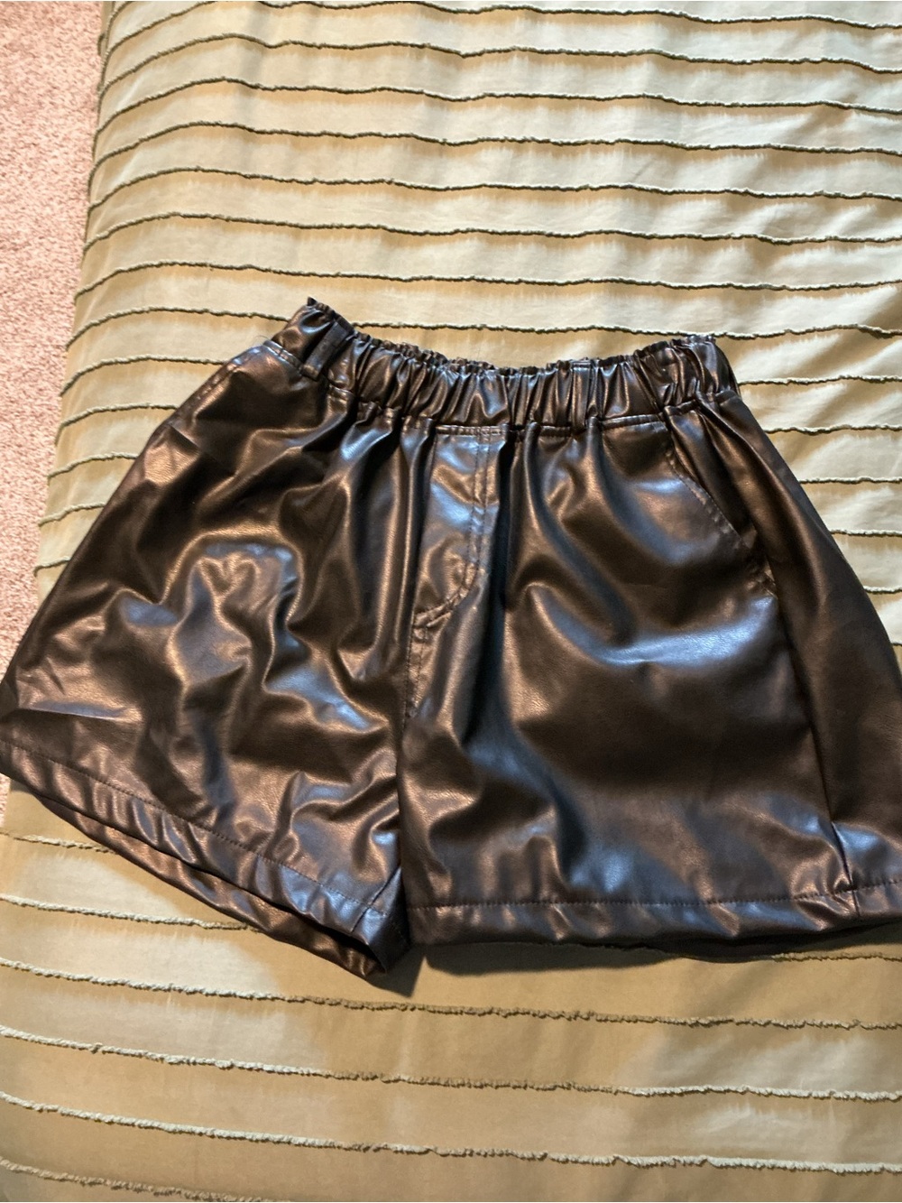 Women’s pleather shorts
